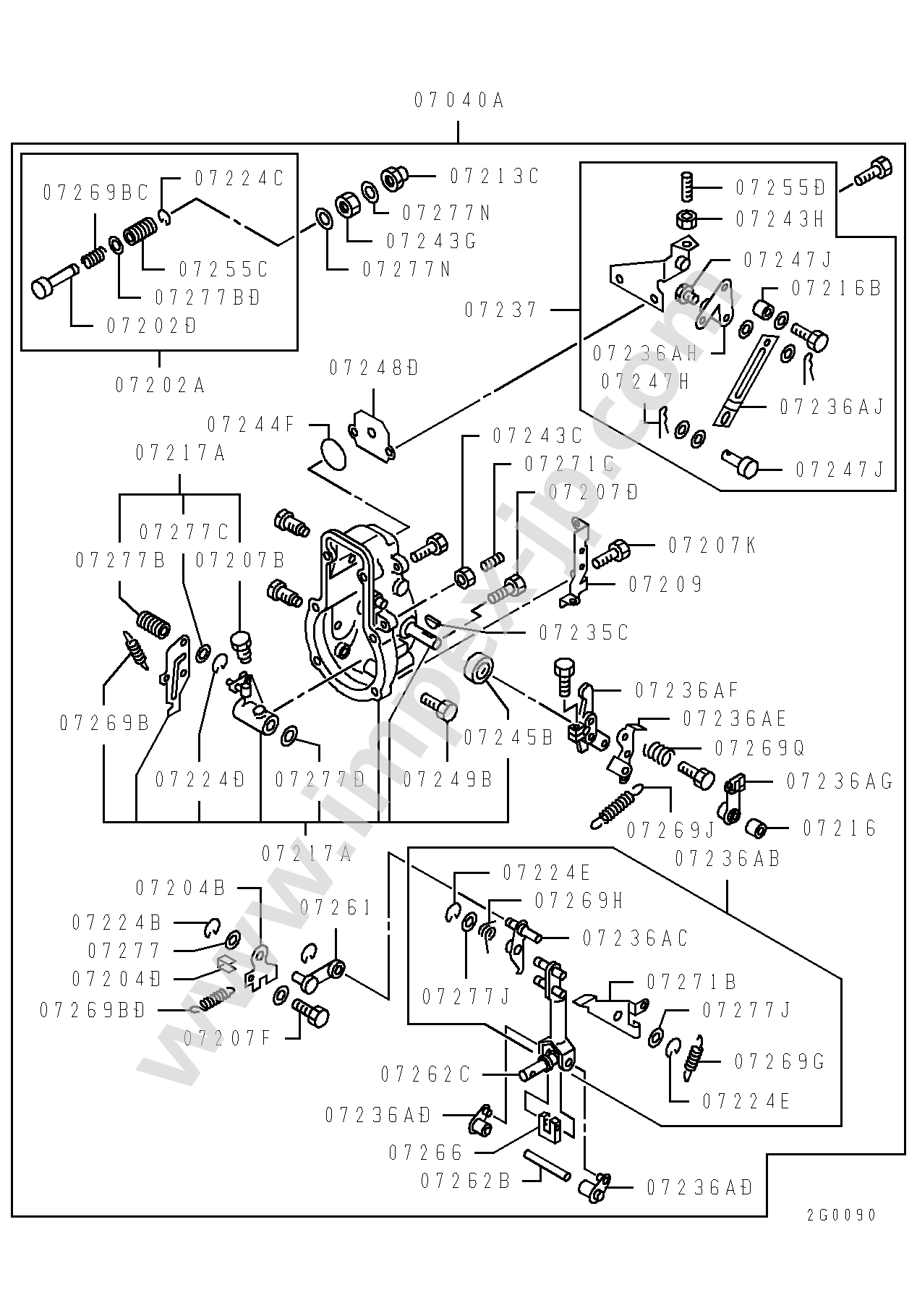 13 220 Governor For Mitsubishi Fuso (1991, Fe305bd-0444792) — Impex Japan