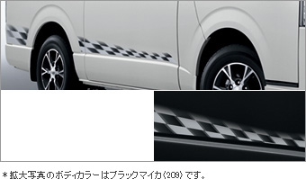 Полоса (тип 1) для Toyota HIACE KDH201V-RRMDY-G (Янв. 2015 – )