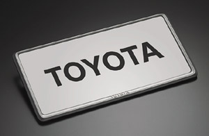 ? амка номера (передняя / задняя, тип 2 (основной)) для Toyota VITZ KSP90-AHXDK (Сент. 2008 – Авг. 2010)